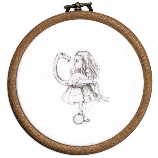 Alice and the Flamingo